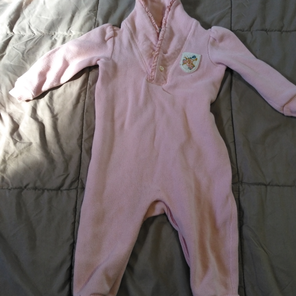 Ralph Lauren pink sweater onesie size 9 mos